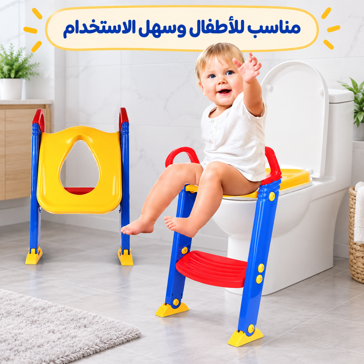 مقعد الحمام للاطفال