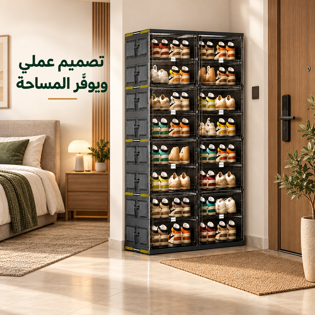 دولاب الأحذية البلاستيكي