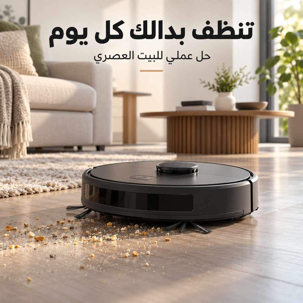 مكنسة الروبوت الذكية
