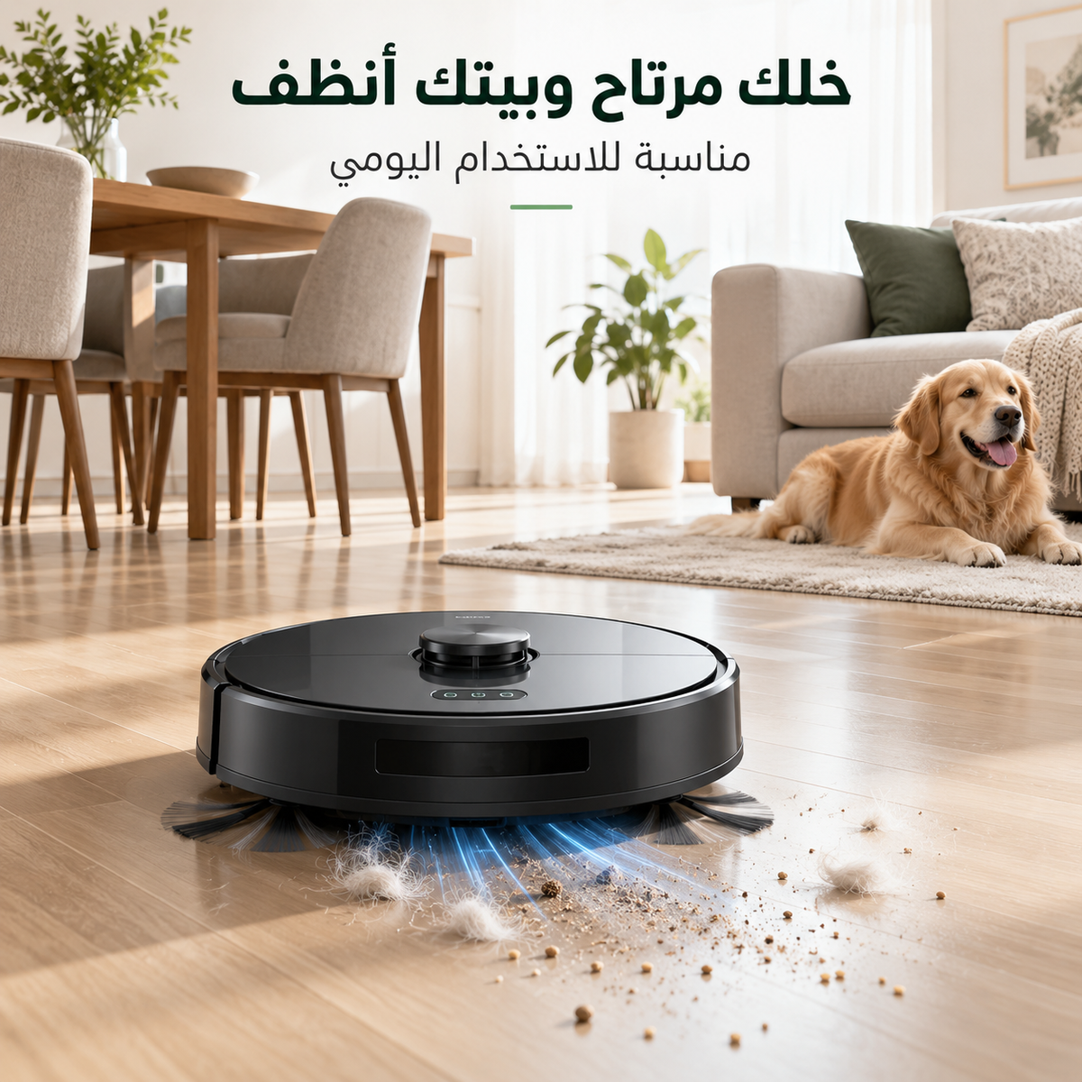 مكنسة الروبوت الذكية